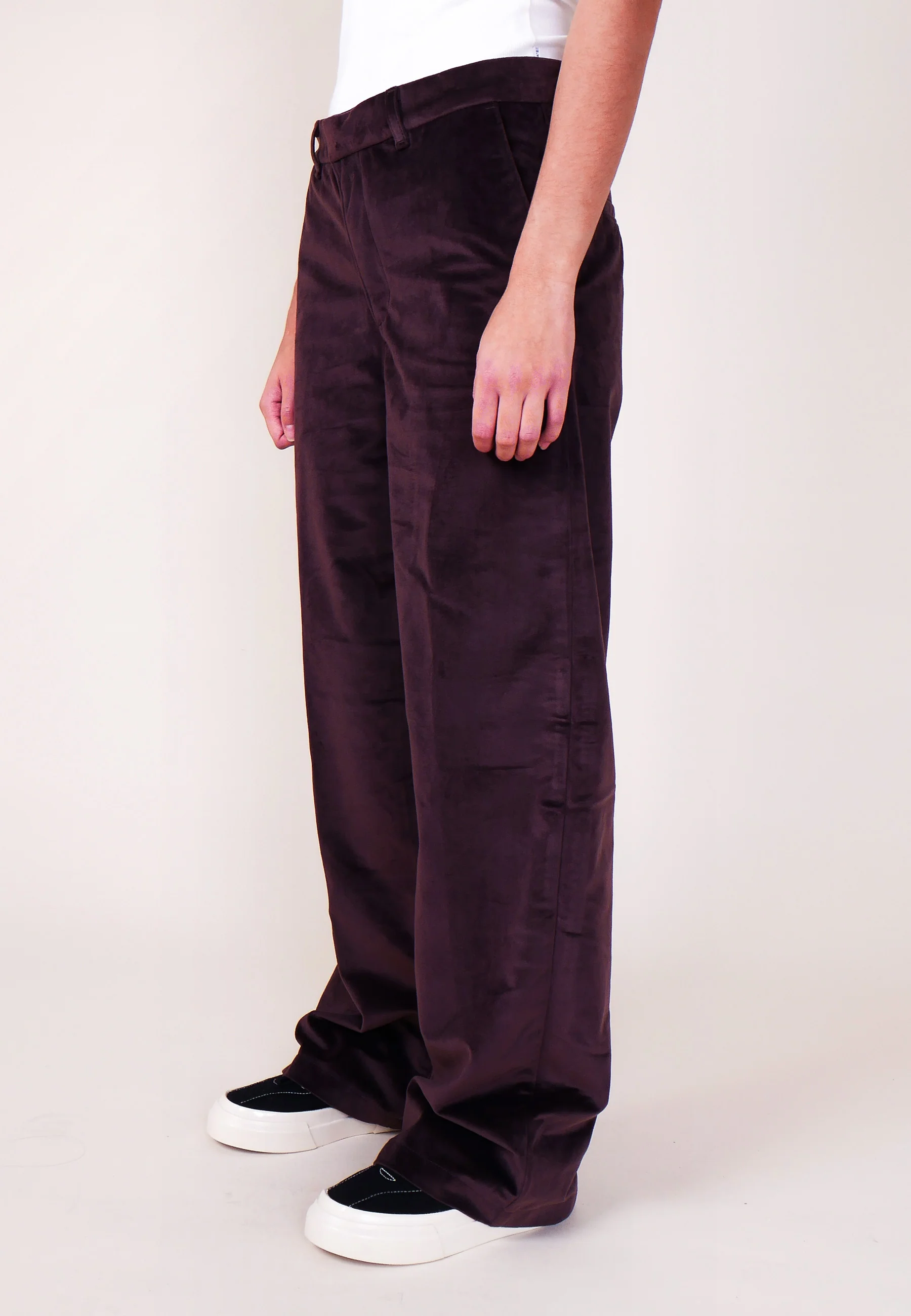 Baggy Trouser - Velvet Chocolate Plum - Image 4