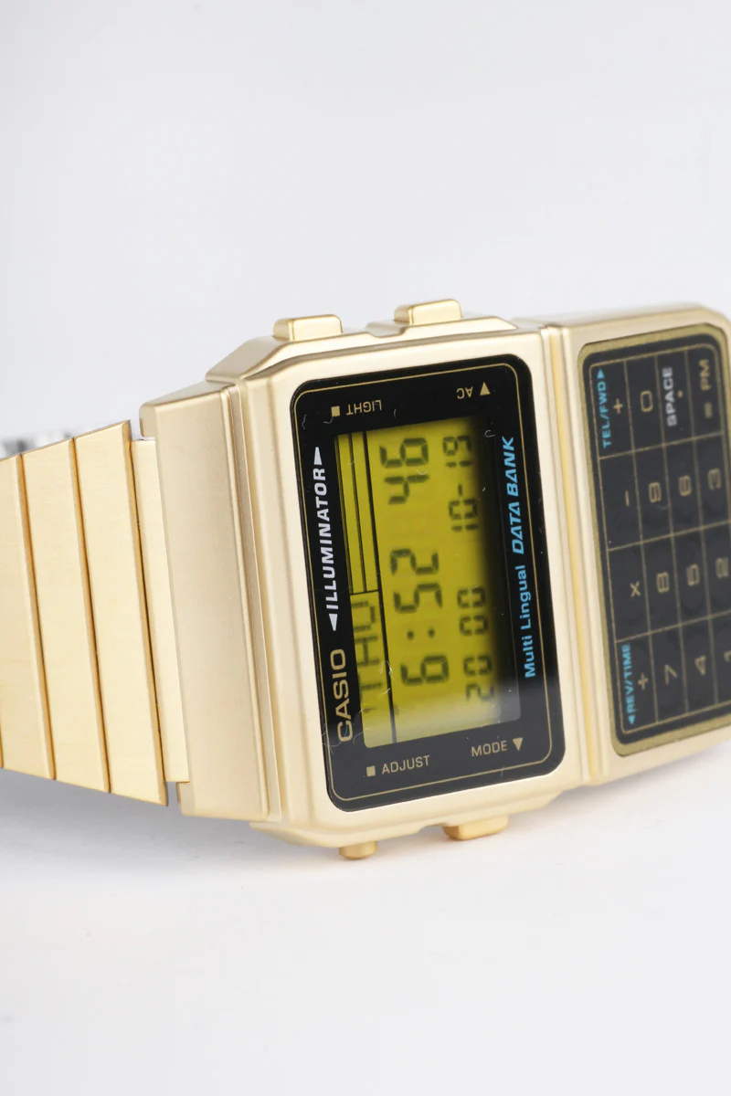 Databank Calculator Watch (DBC611G-1D) - Gold - Image 3
