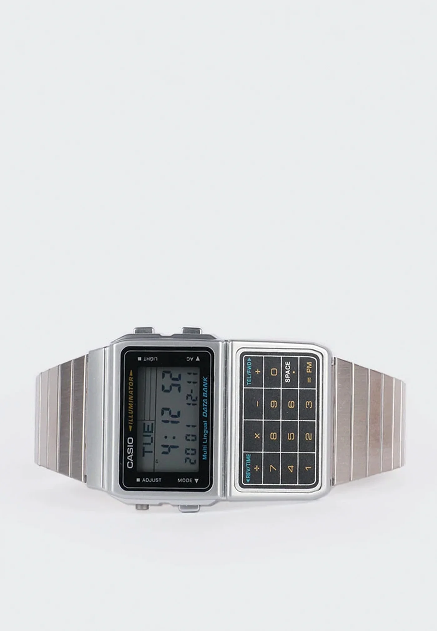 Databank Calculator Watch (DBC611-1D) - Silver - Image 4