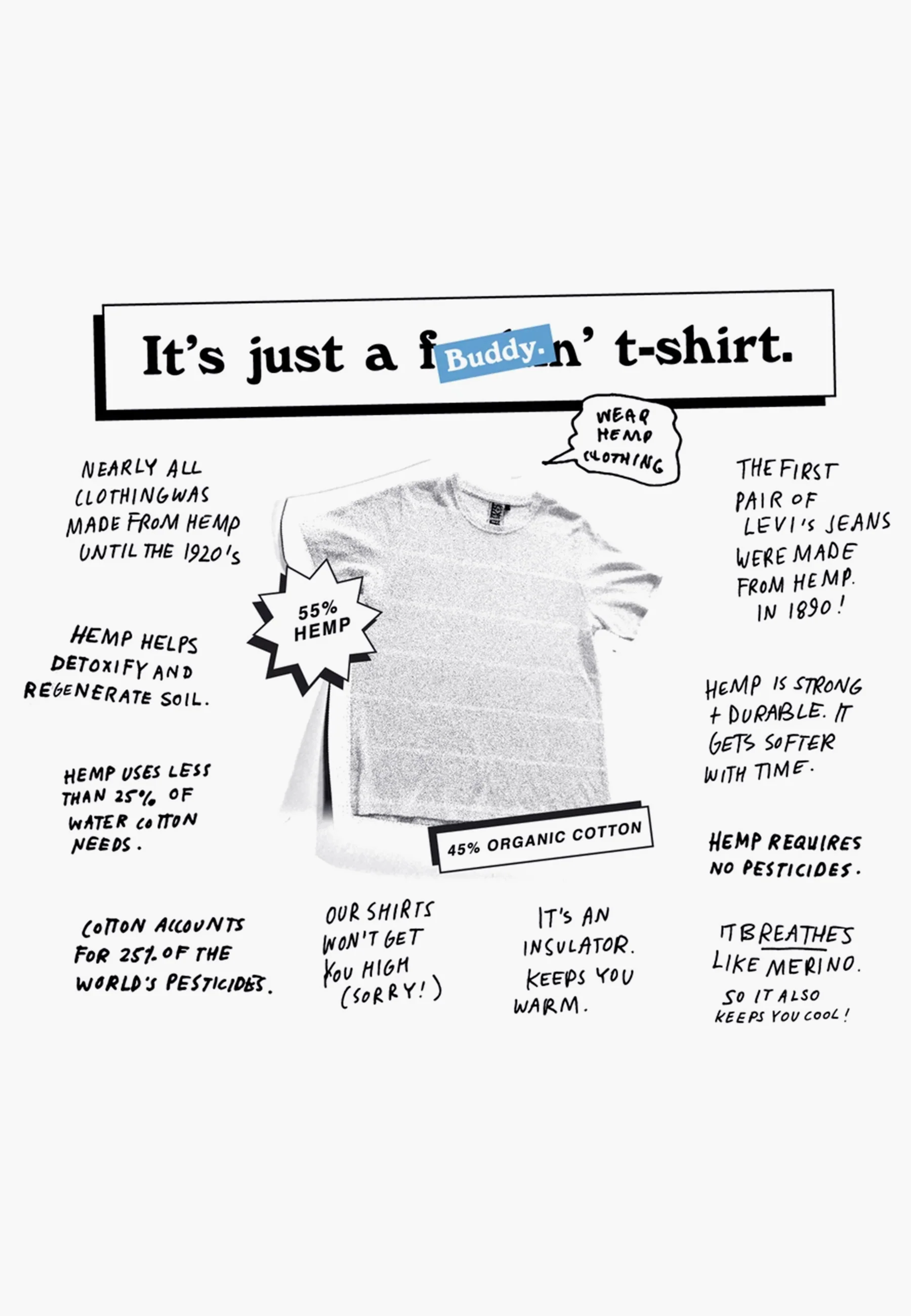 Classic Hemp T-Shirt - Java - Image 5