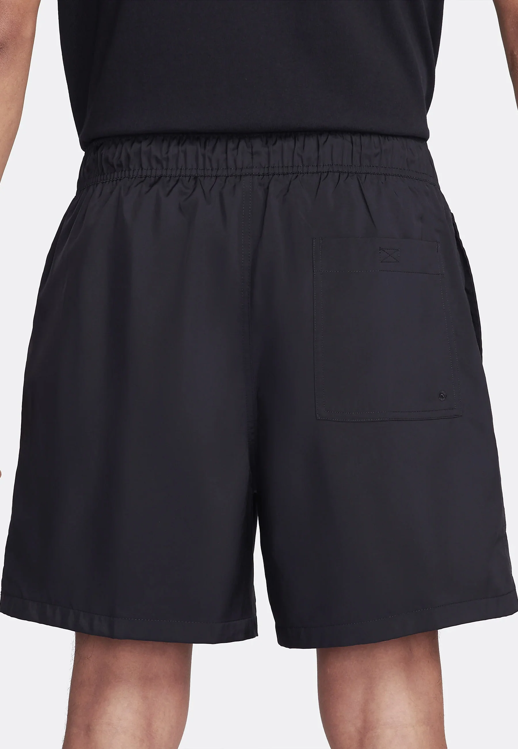 Club Woven Flow Shorts - Black/White - Image 3