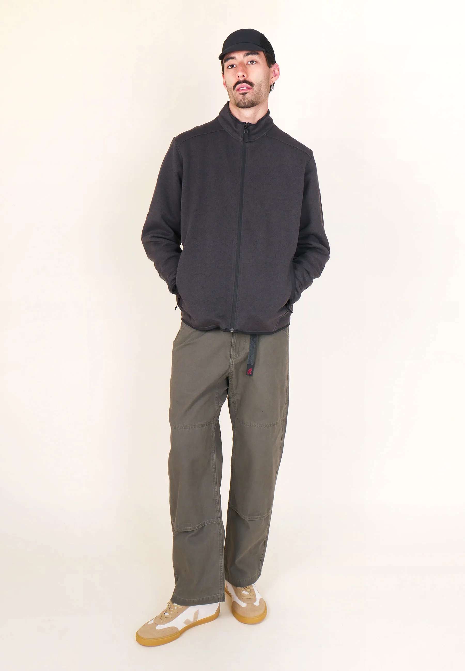 Covert Cardigan - Black Heather II - Image 3