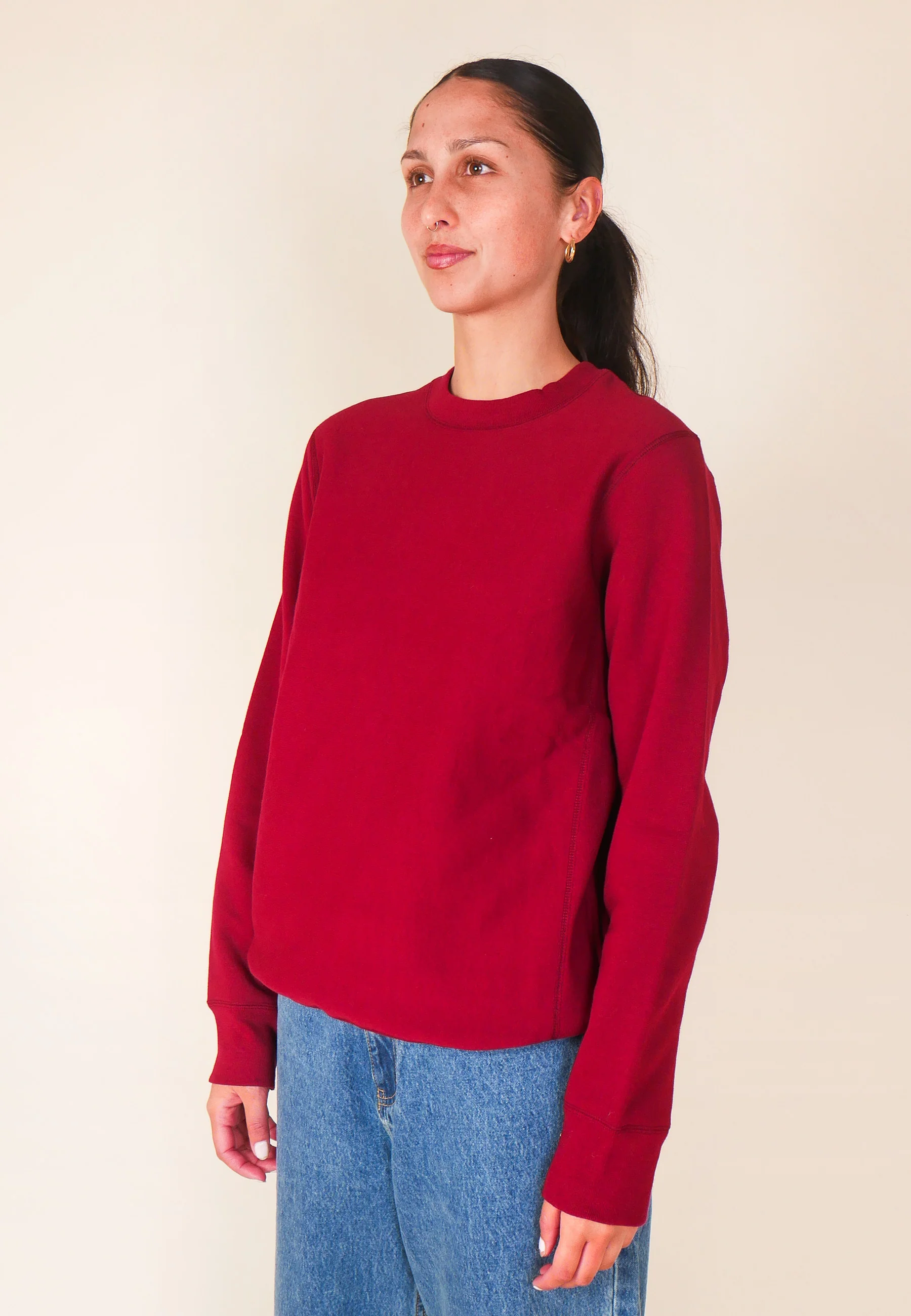 GAG Blank Classic Crewneck Sweater - Brick - Image 7
