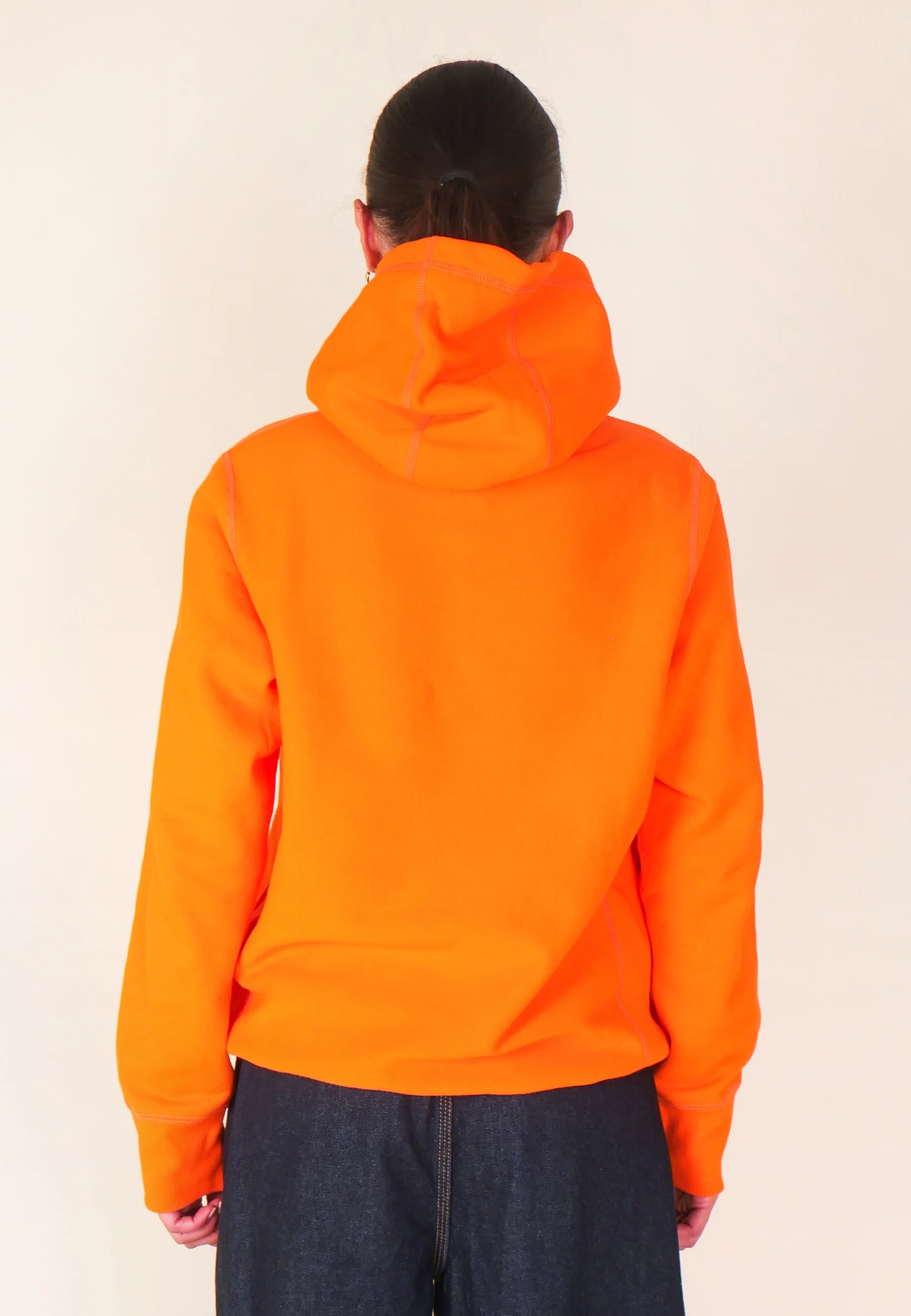 GAG Blank Hooded Pullover Sweatshirt - Orange - Image 10