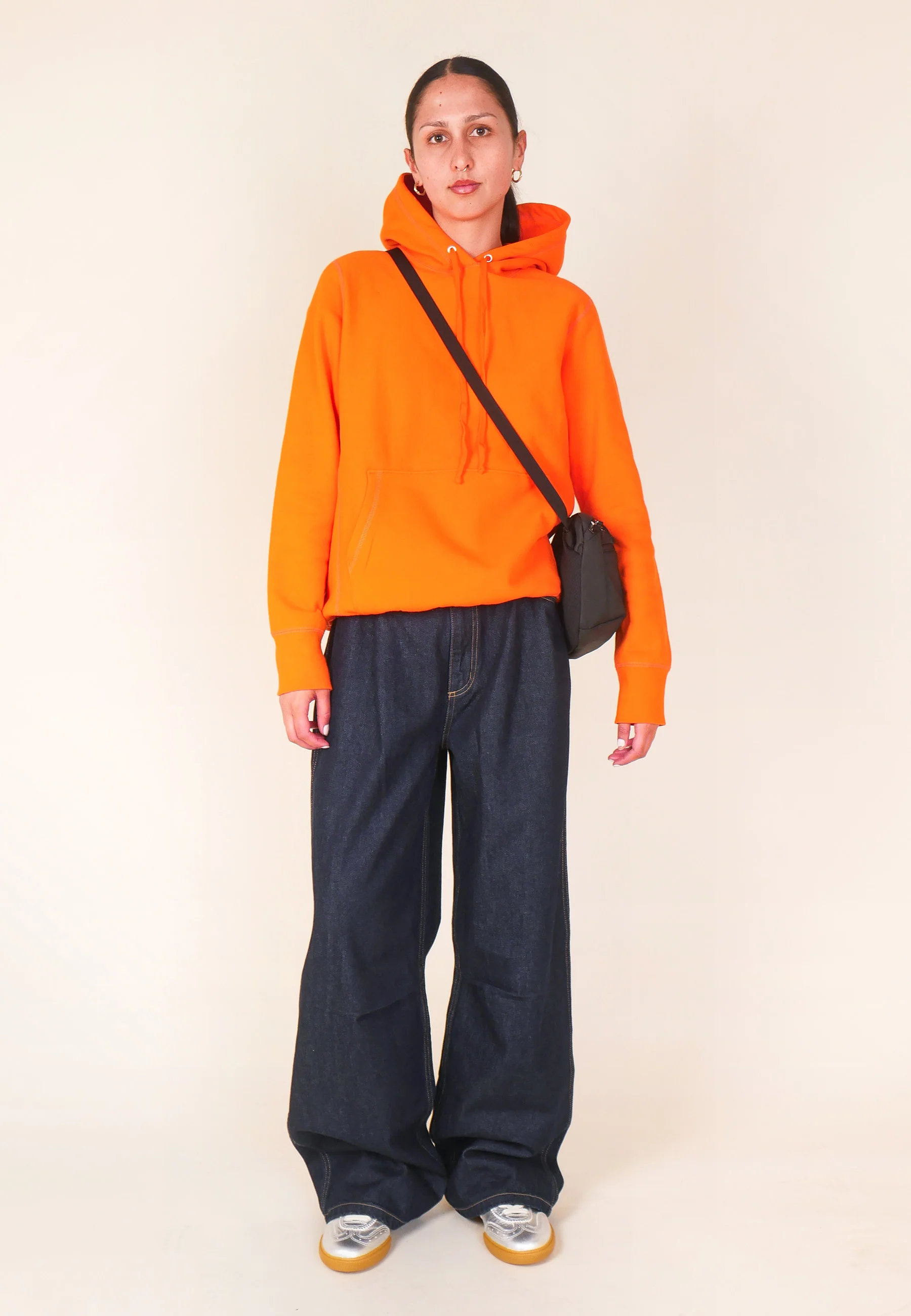 GAG Blank Hooded Pullover Sweatshirt - Orange - Image 11