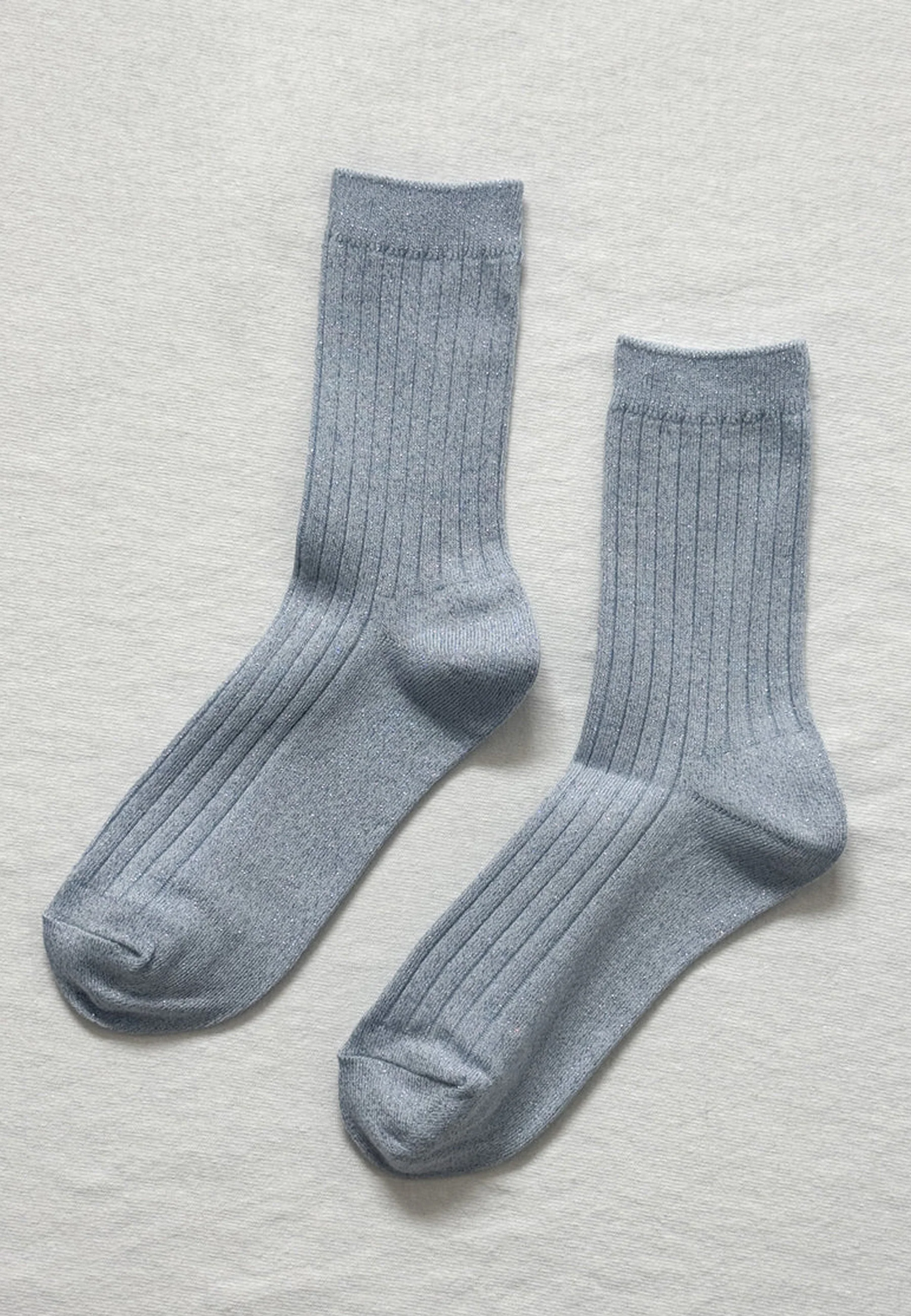 Her Socks Lurex - Morning Mist - Image 4