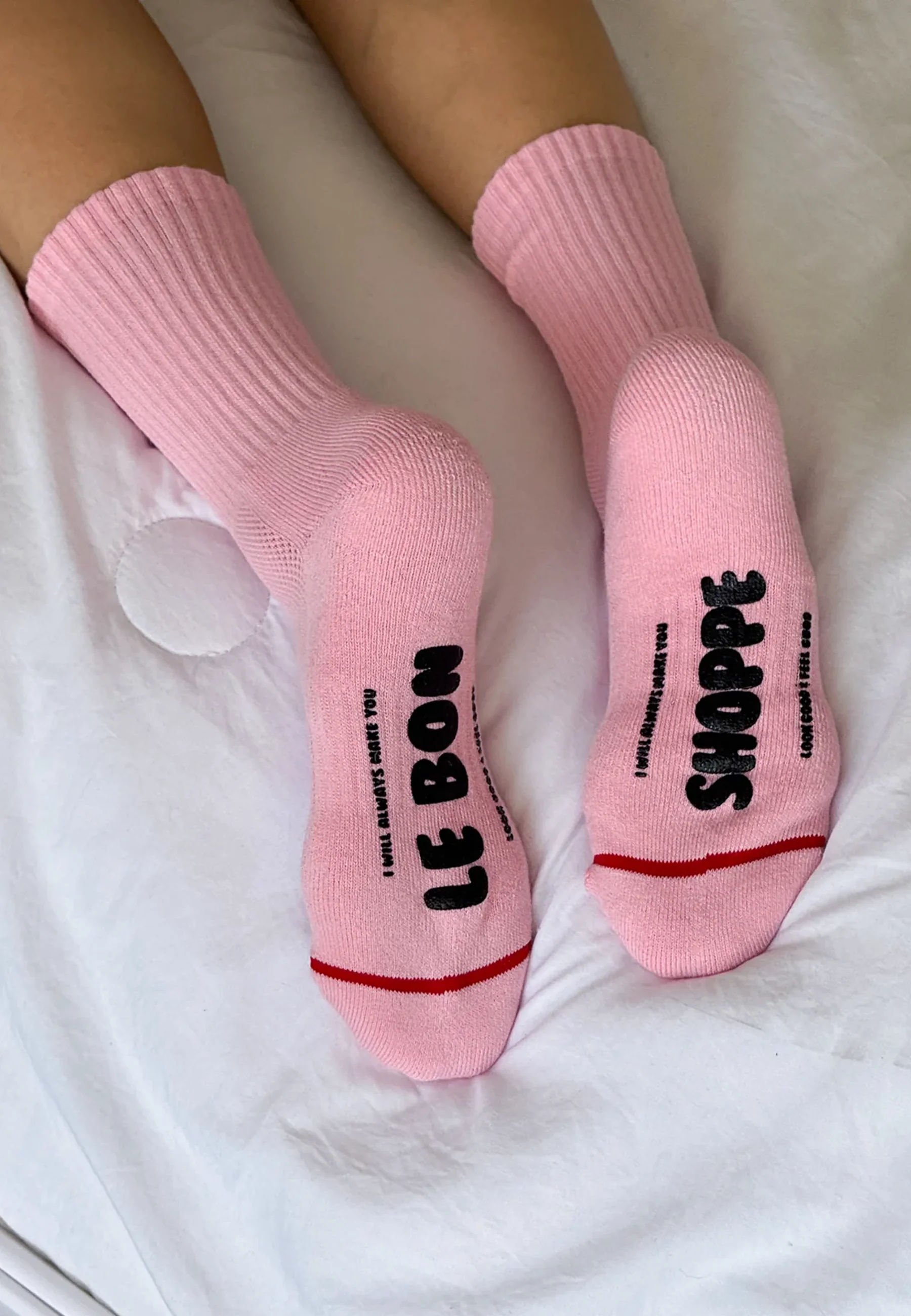 Hugger Socks - Pink/Black - Image 4