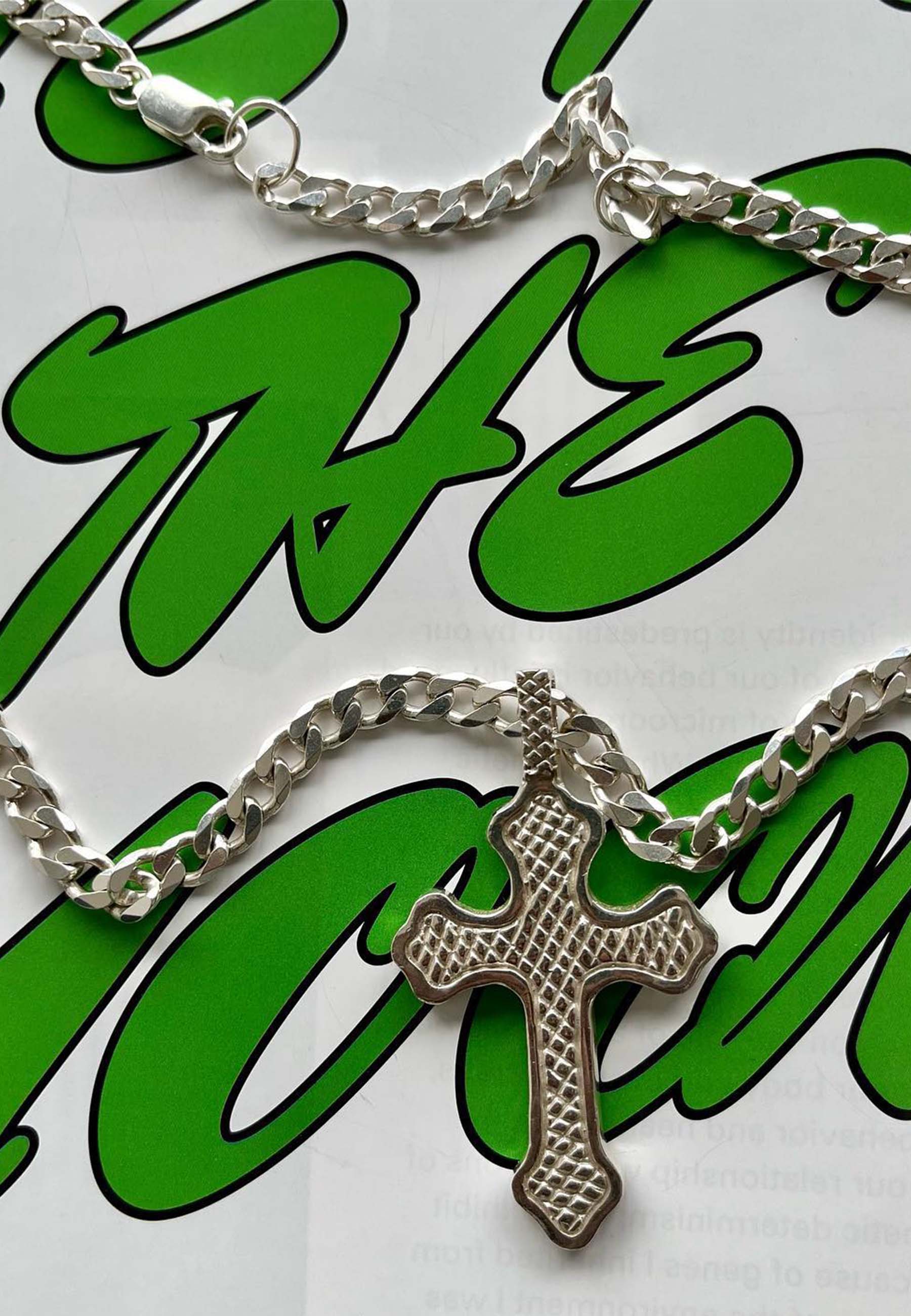 Lil Cross Necklace - Silver - Image 3