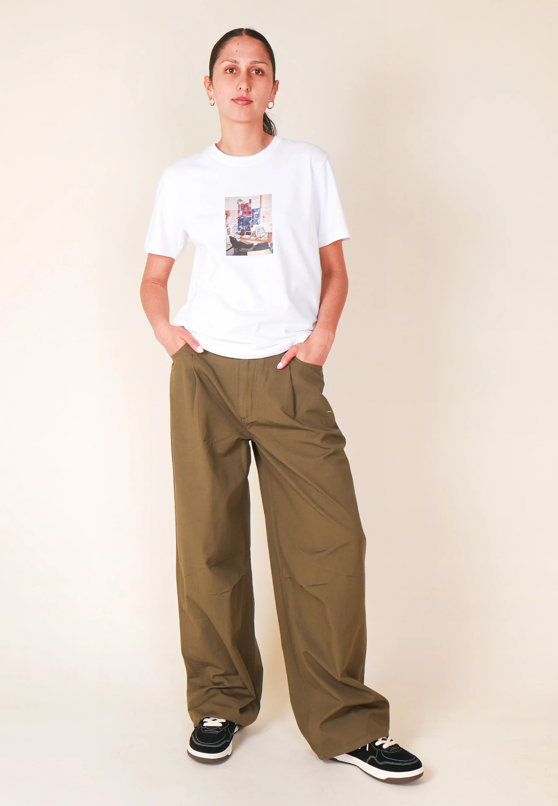 OG Office Desk T-shirt - White - Image 5